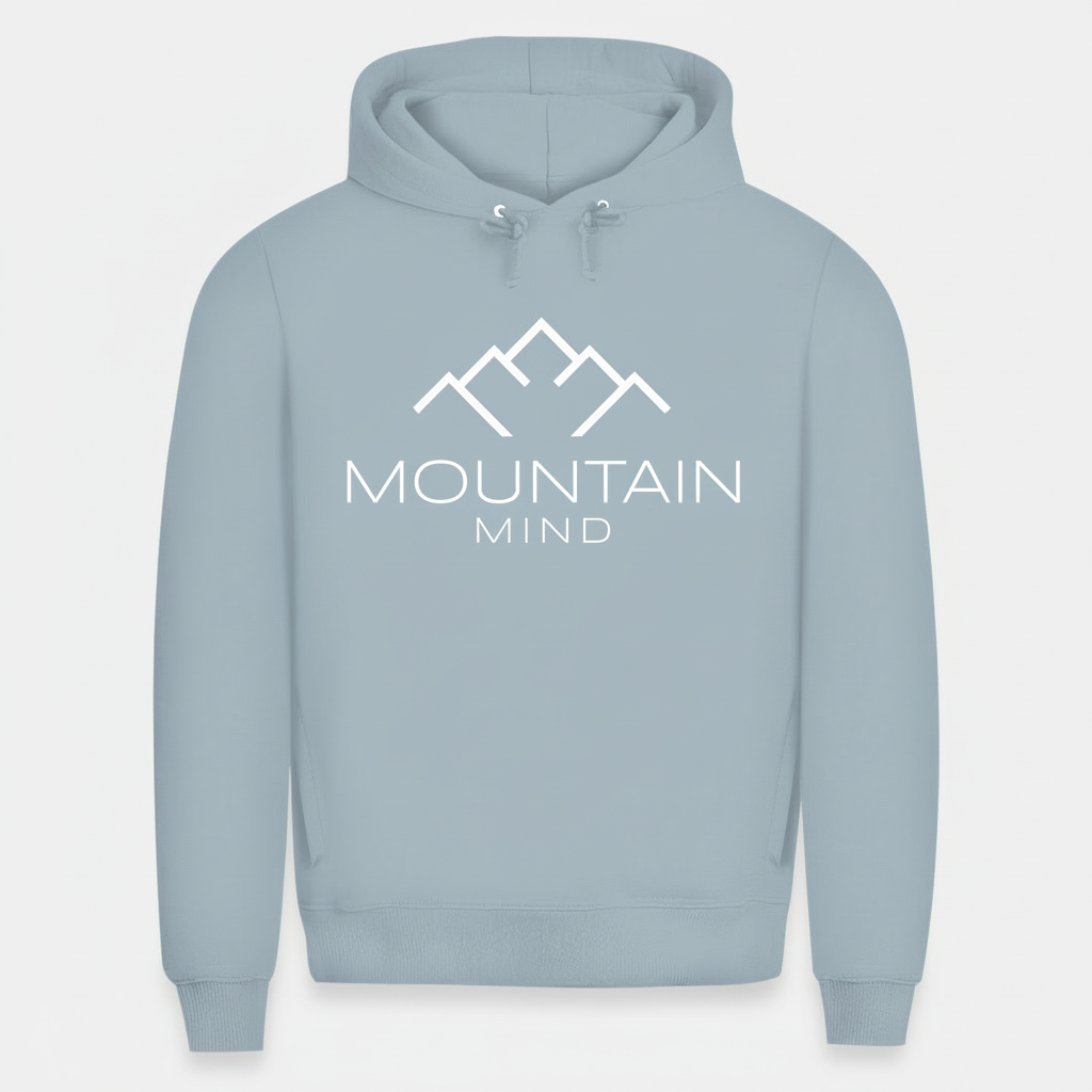 Hellblauer Mountain Mind Hoodie