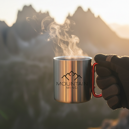 Edelstahltasse mit Karabinergriff | MOUNTAIN MIND