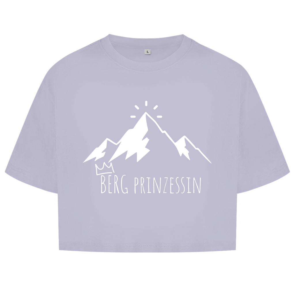 Bauchfreies Top mit Berg Prinzessin Design