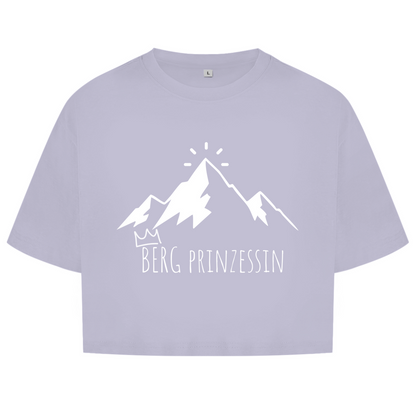 Bauchfreies Top mit Berg Prinzessin Design
