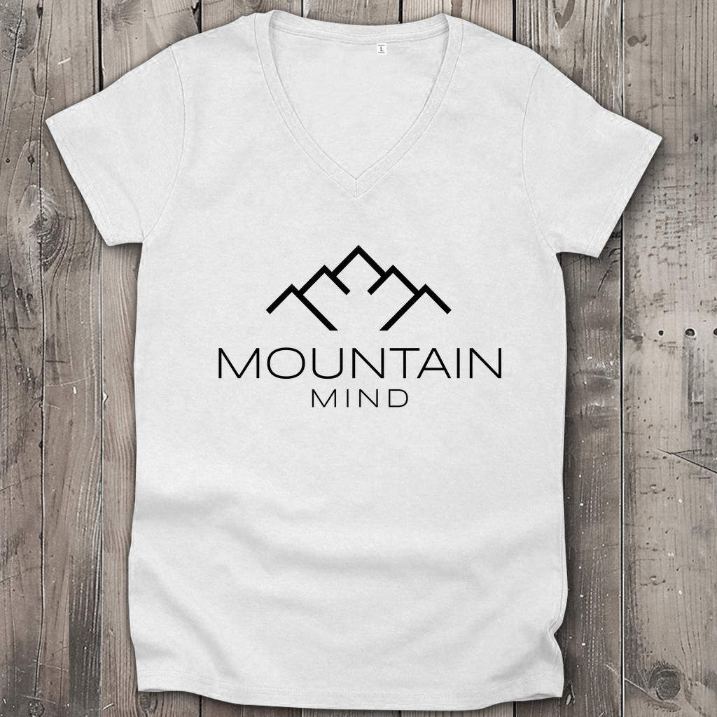 Damen Premium Bio V-Neck T-Shirt | MOUNTAIN MIND