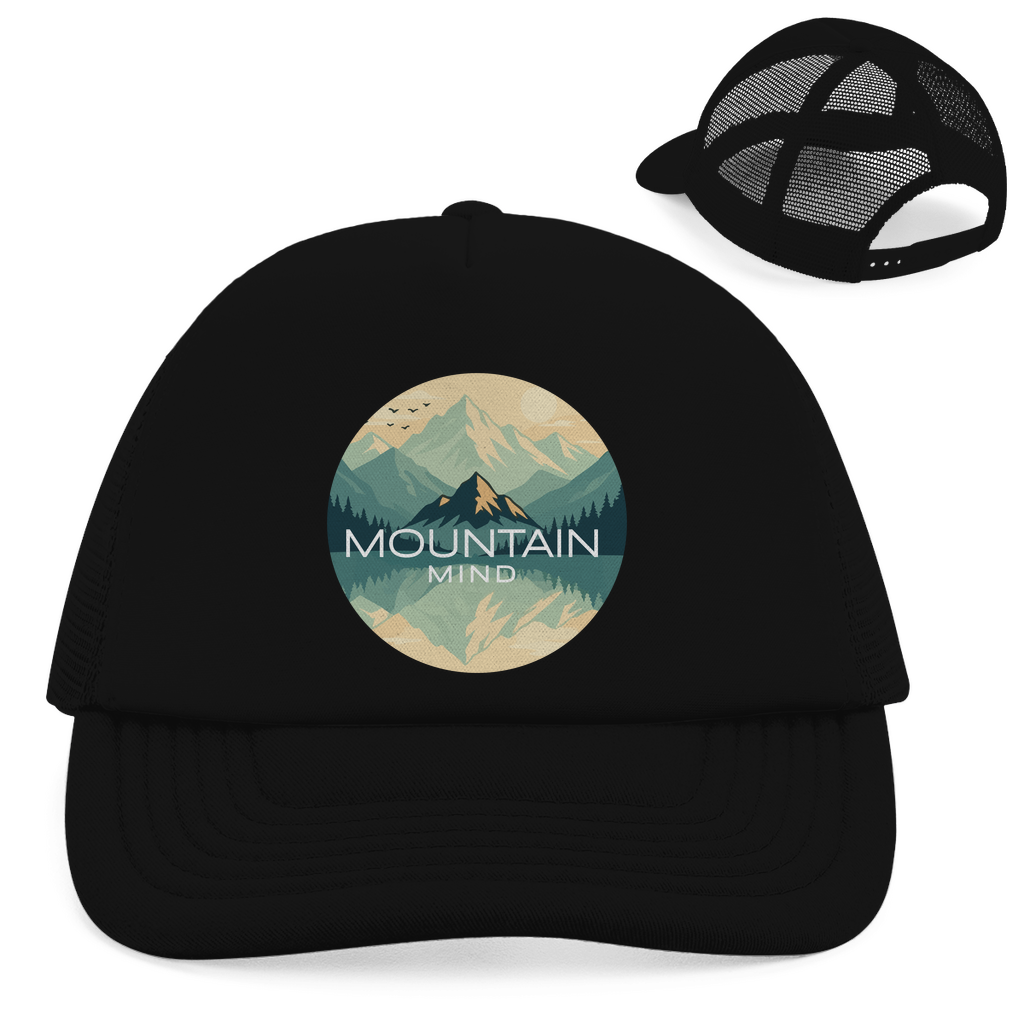 Trucker Cap mit Mountain Mind Mirror Design 