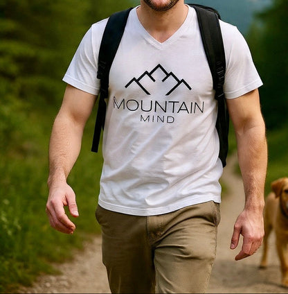 Herren Premium Bio V-Neck T-Shirt | MOUNTAIN MIND