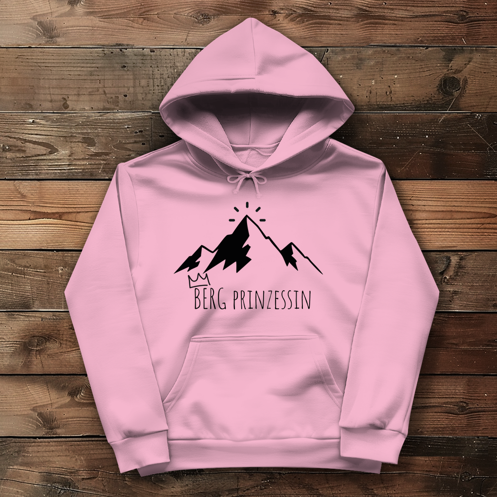 Rosa Hoodie Berg Prinzessin