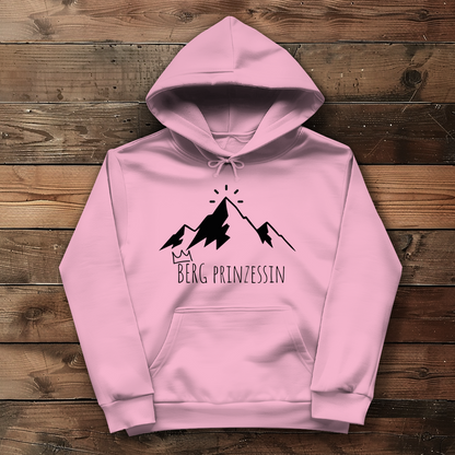 Rosa Hoodie Berg Prinzessin